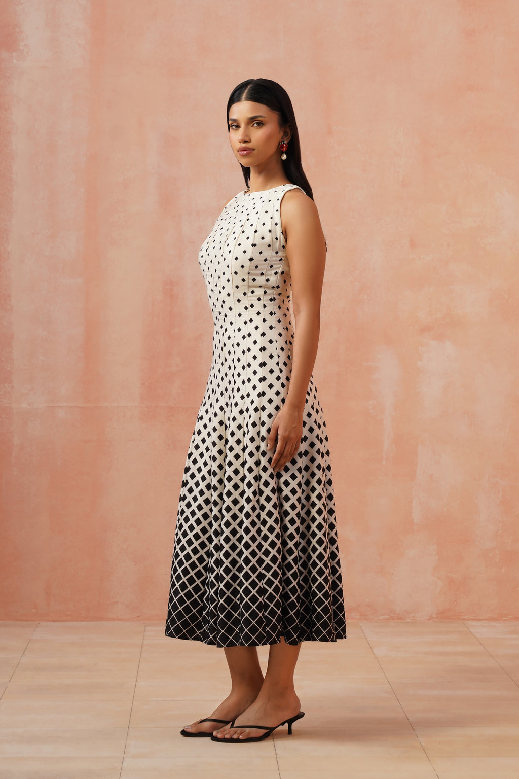 Midnight Fade Midi Dress