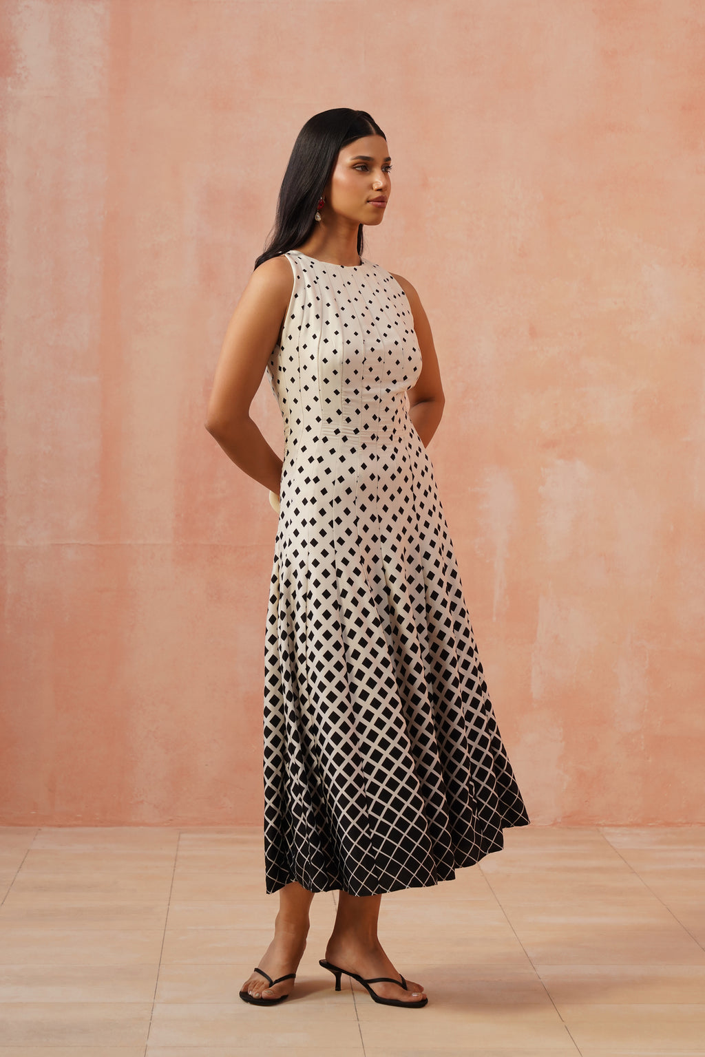 Midnight Fade Midi Dress