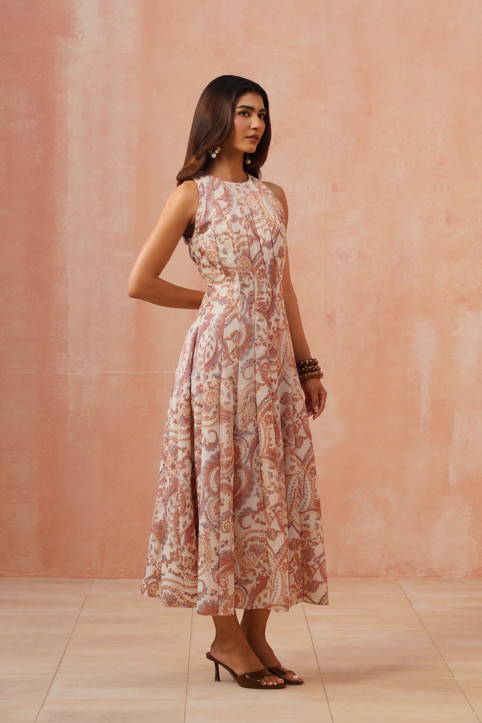 Paisley Muse Midi Dress