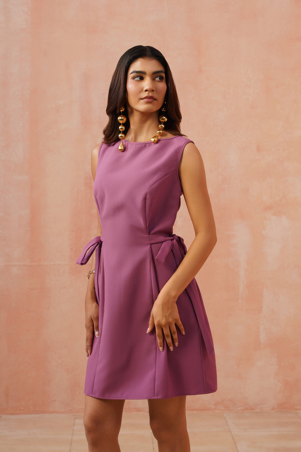 Orchid Bow Dress
