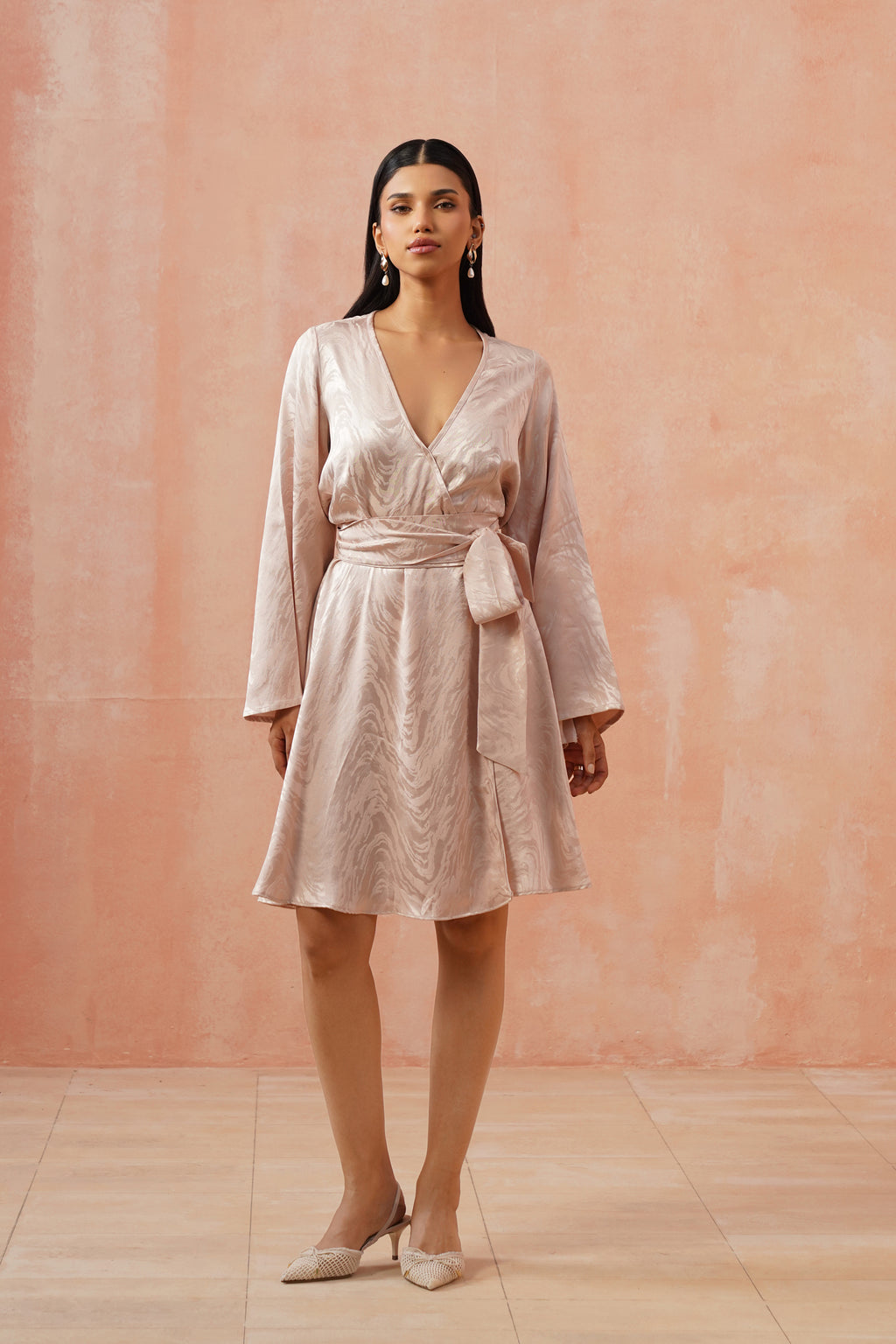 Luna Wrap Mini Dress