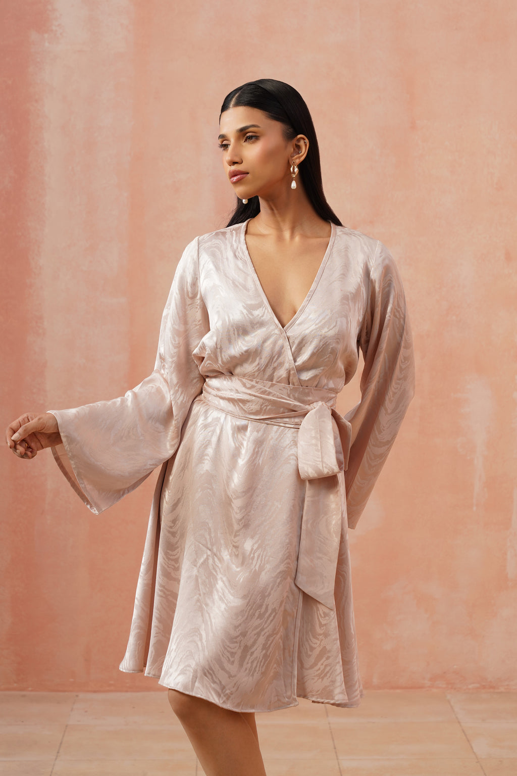 Luna Wrap Mini Dress