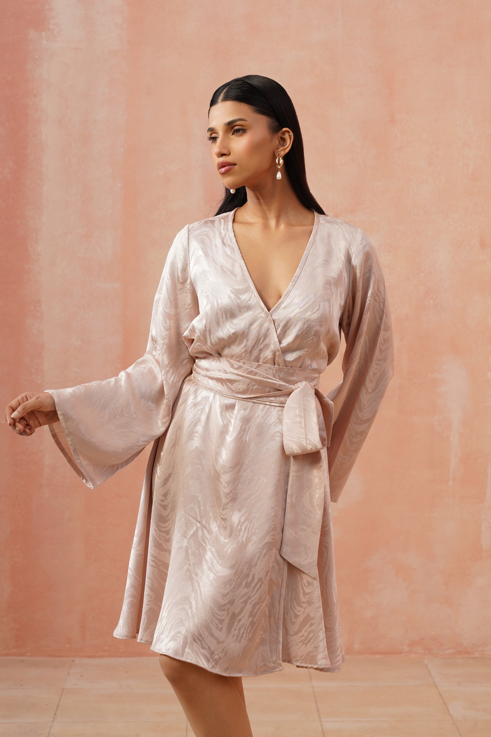 Luna Wrap Mini Dress