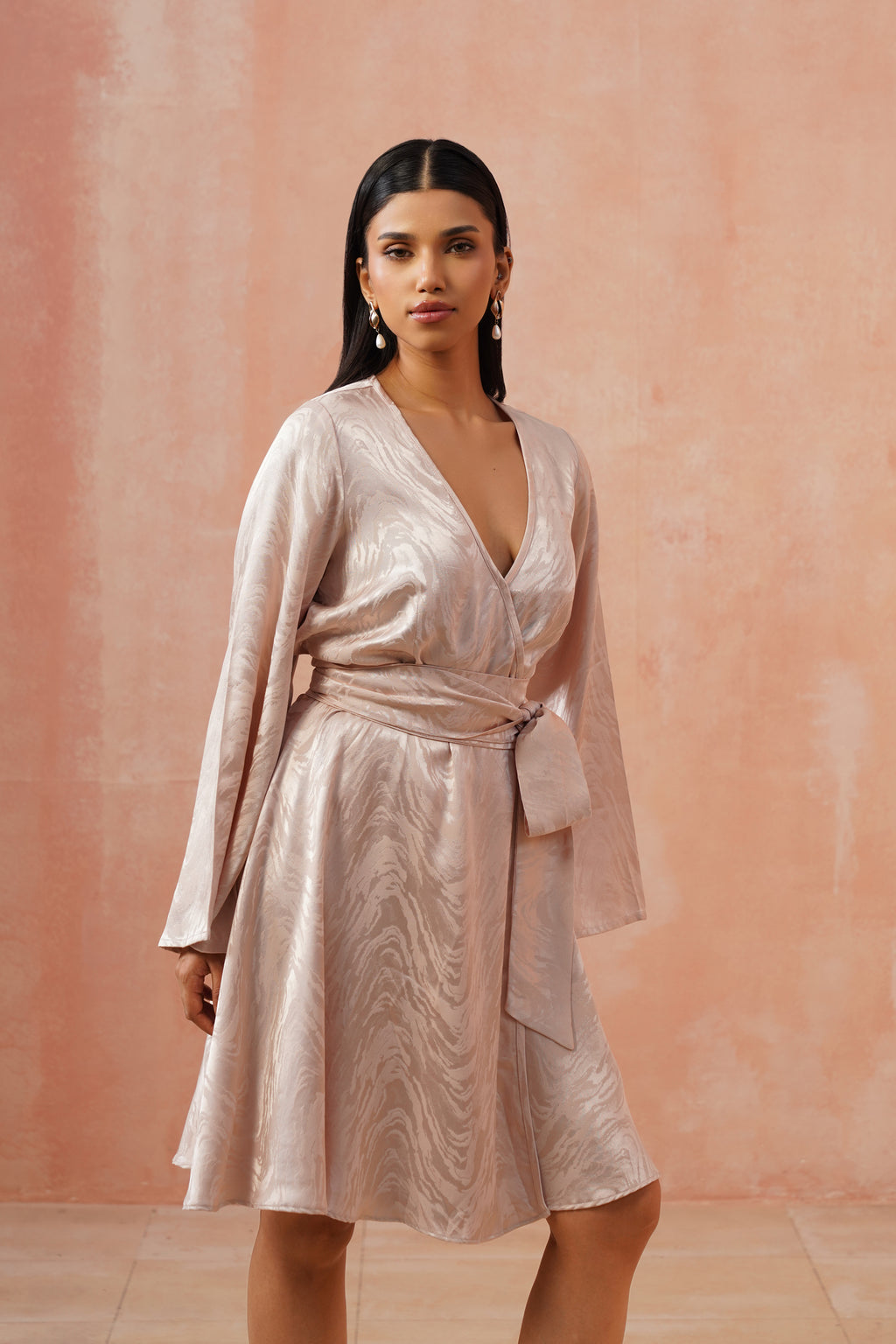 Luna Wrap Mini Dress