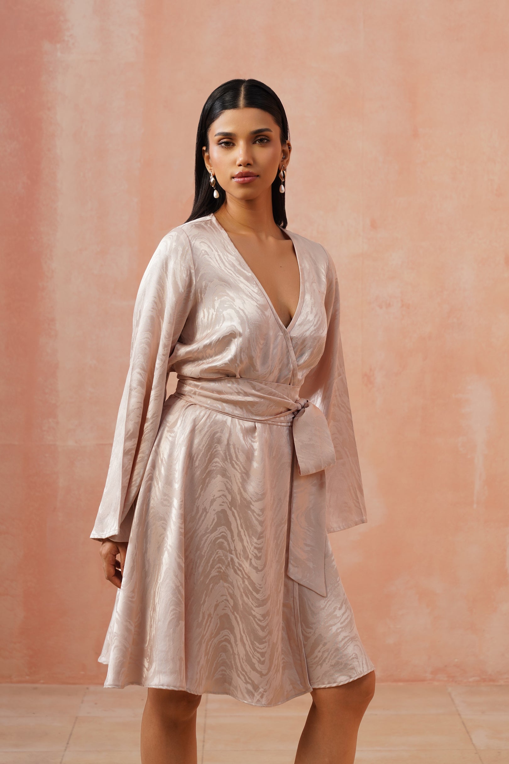 Luna Wrap Mini Dress