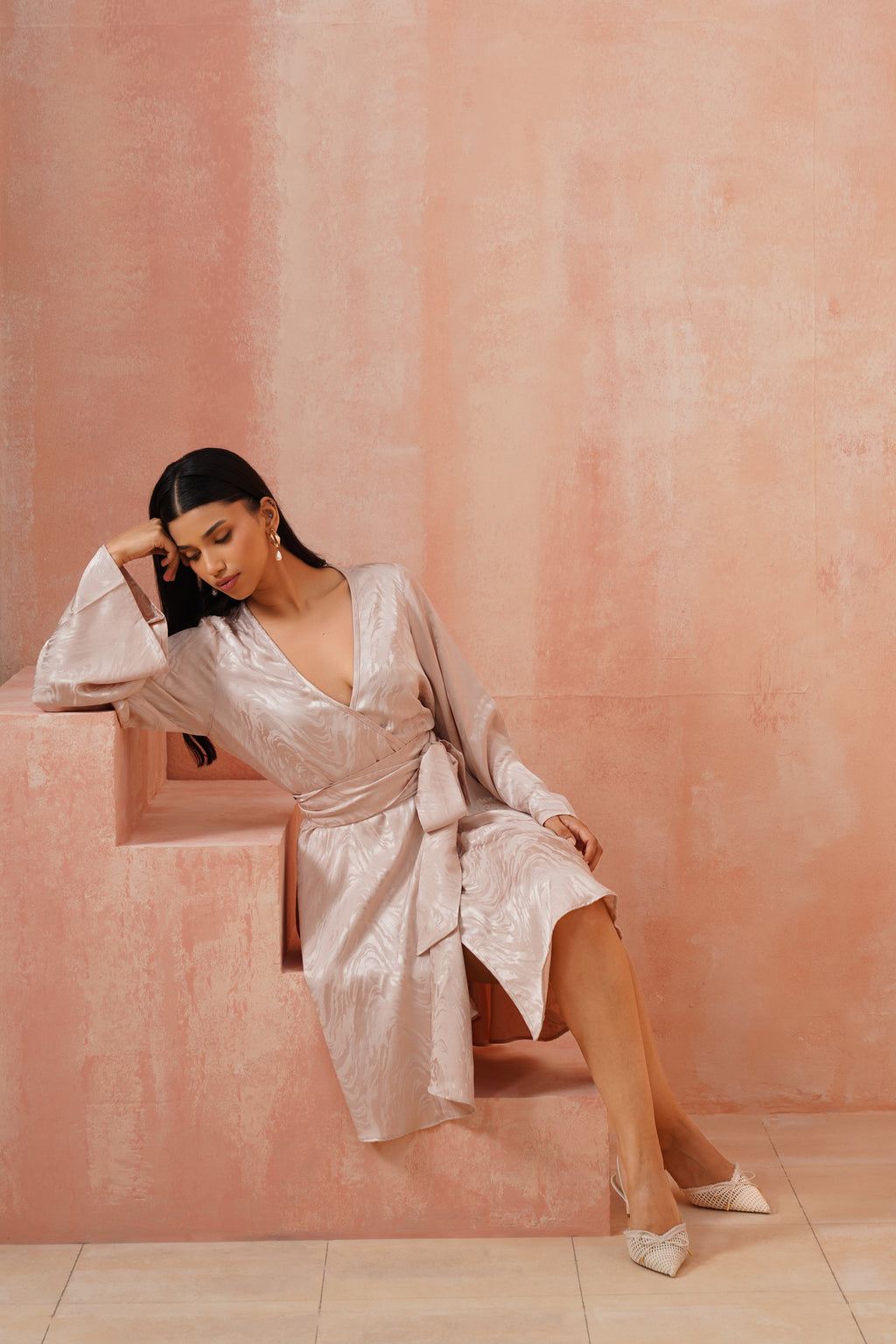 Luna Wrap Mini Dress