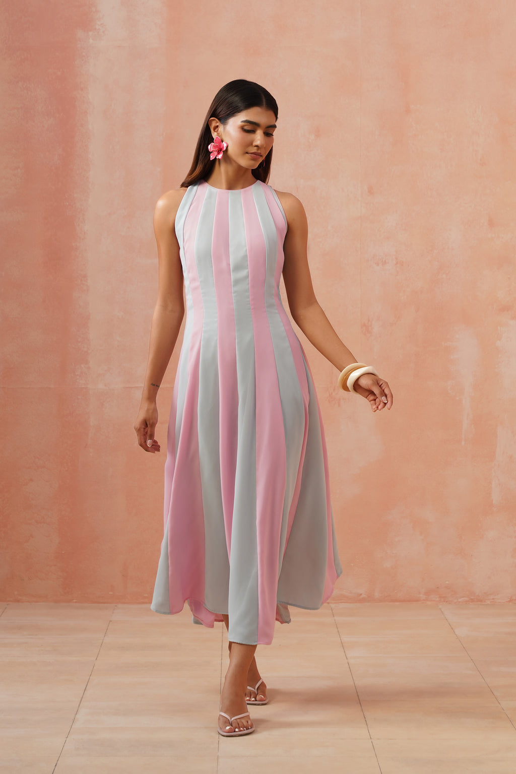 Gelato Panelled Maxi Dress