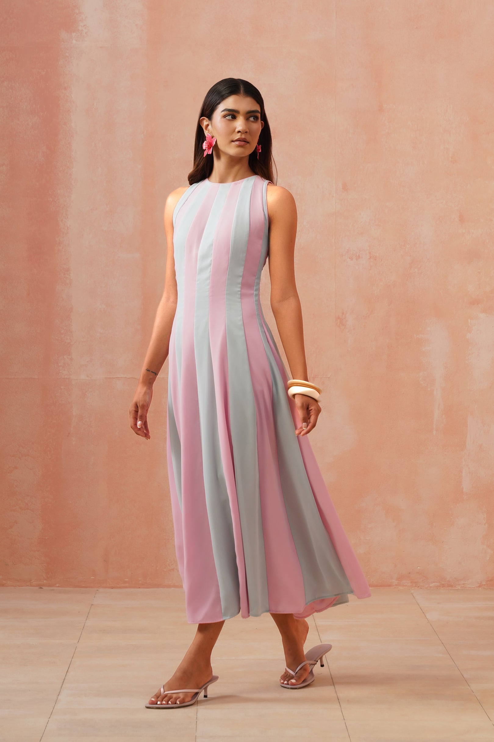 Gelato Panelled Maxi Dress