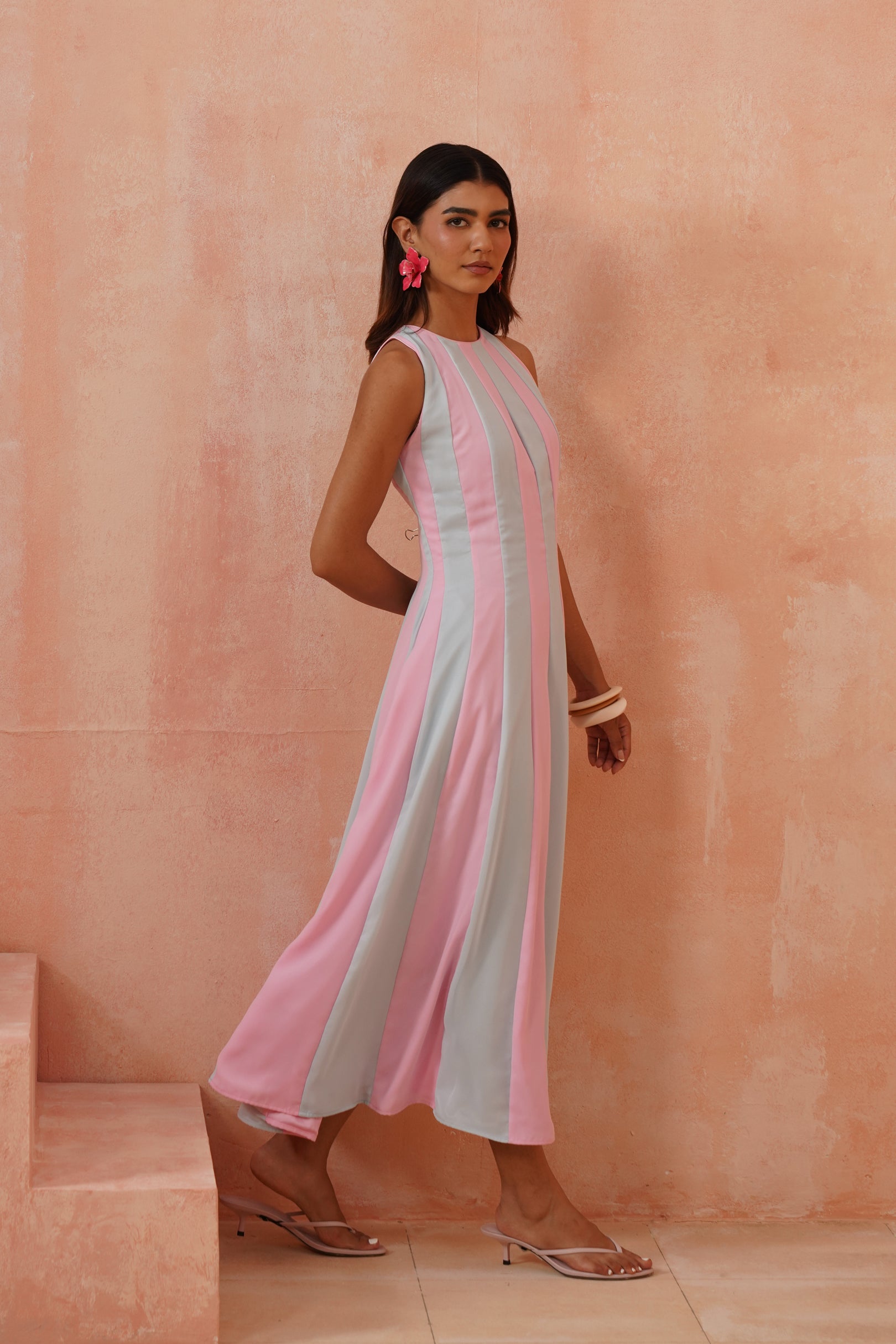 Gelato Panelled Maxi Dress
