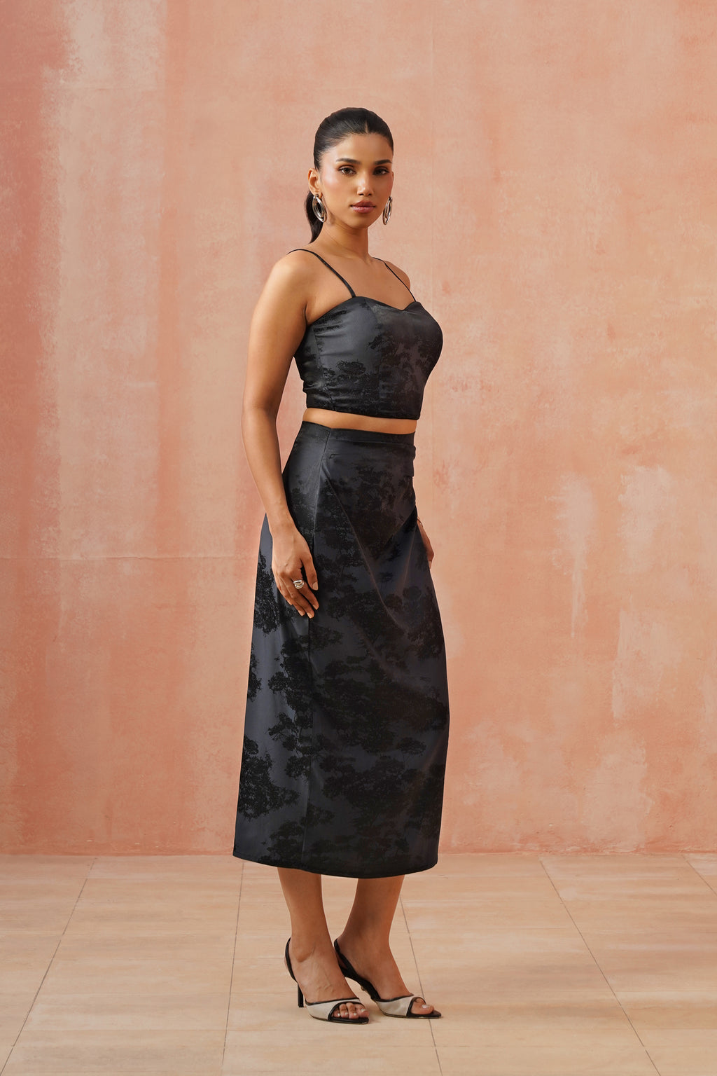 Midnight Bloom Co-ord Set