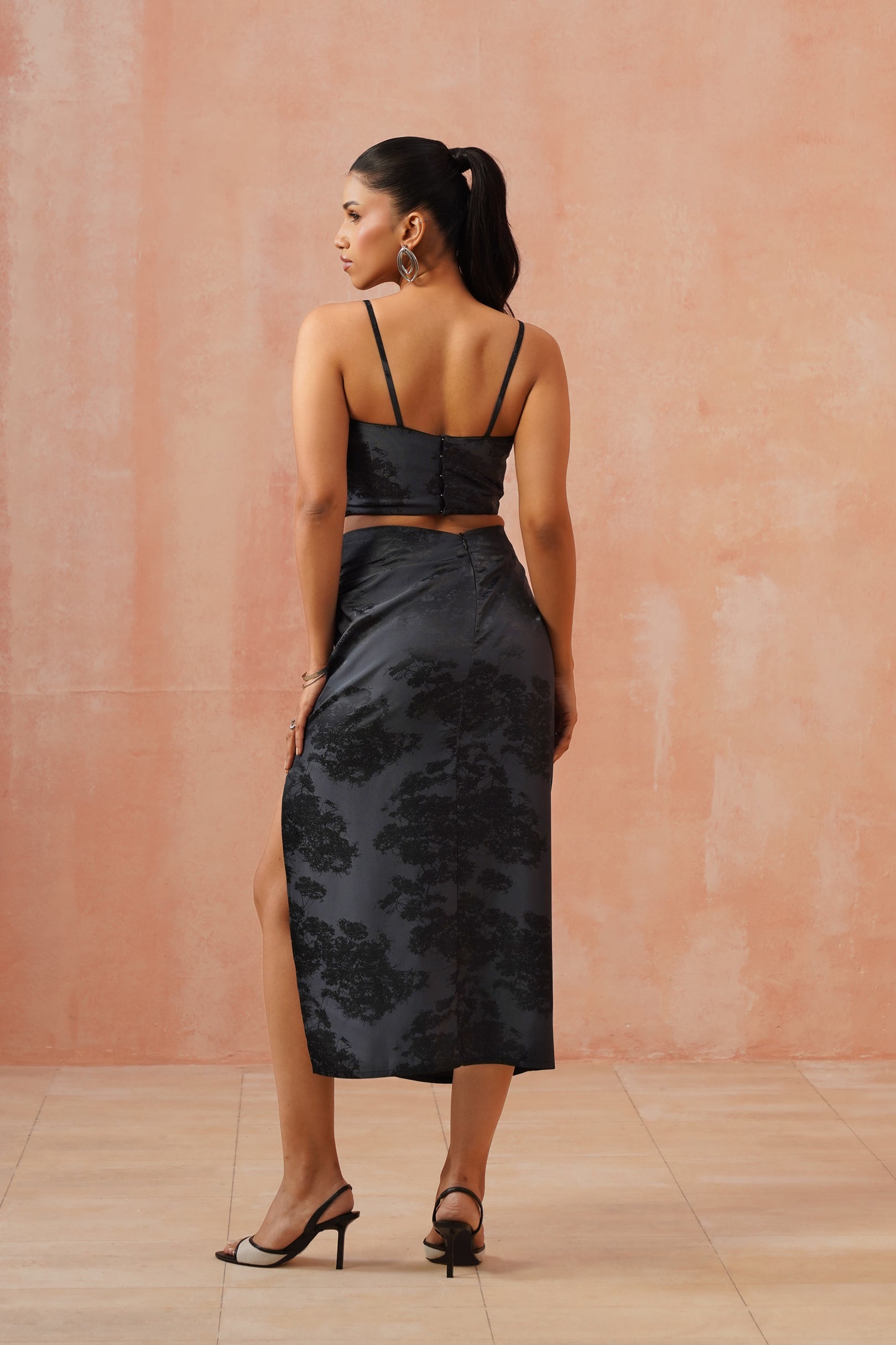 Midnight Bloom Co-ord Set