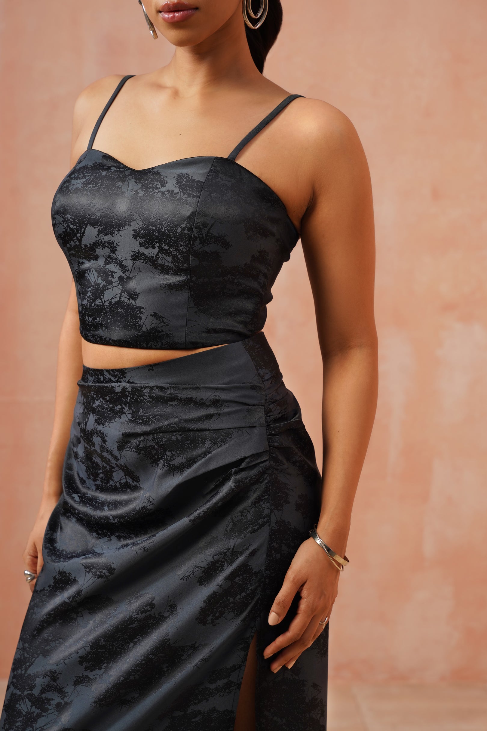 Midnight Bloom Co-ord Set
