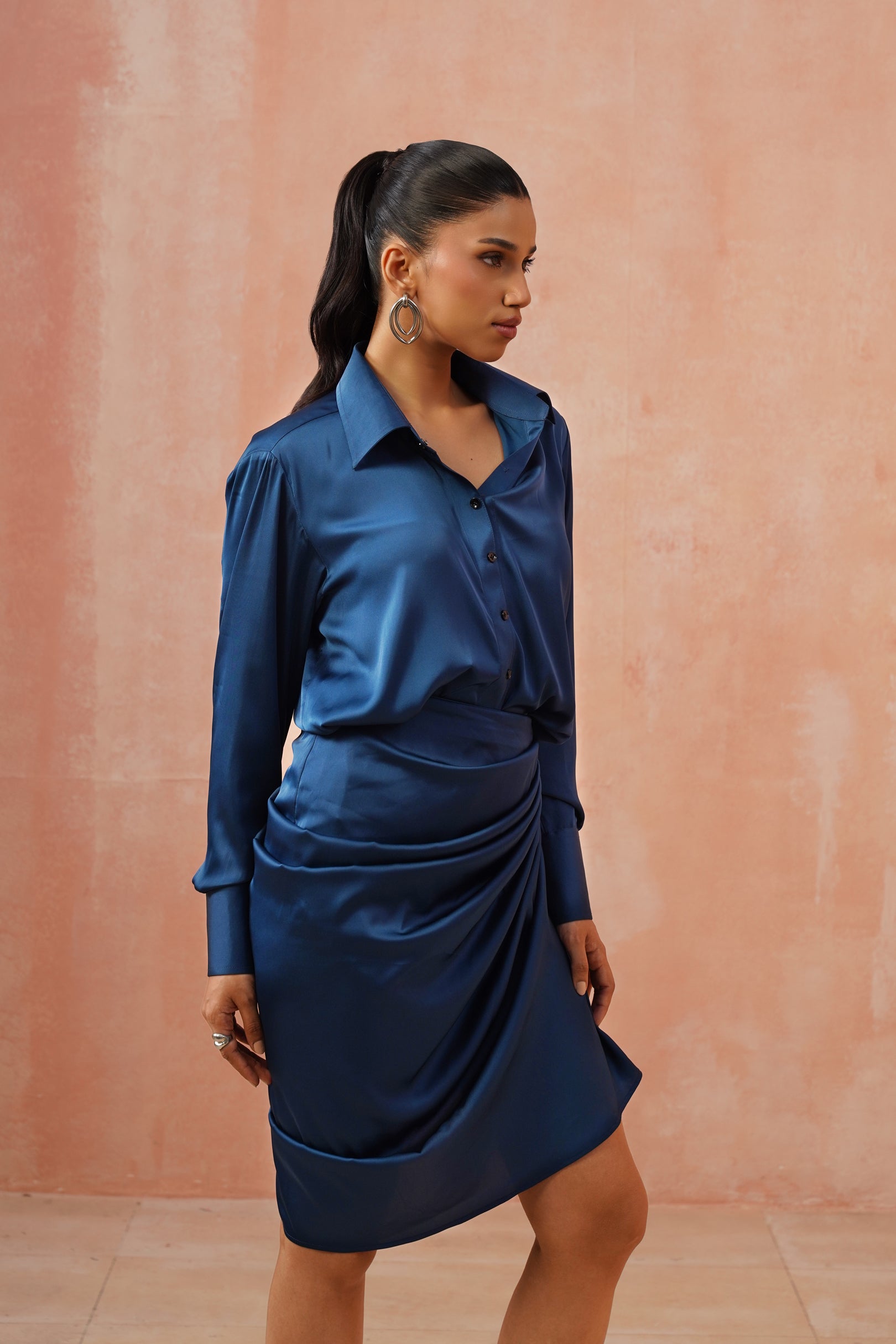Sapphire Drape Set