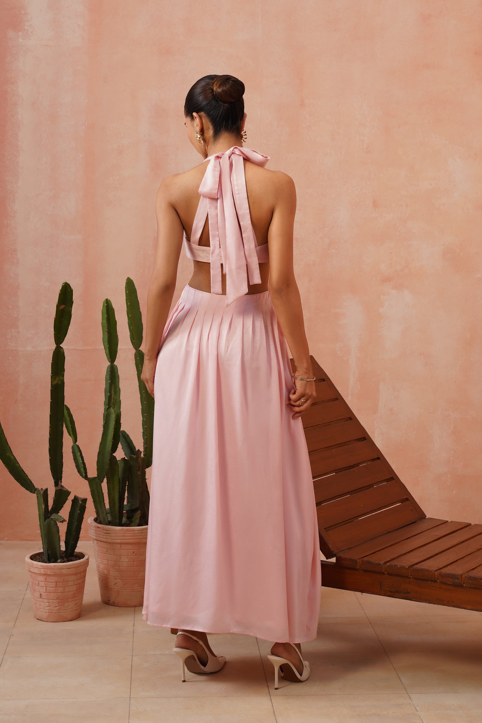 Rose Cut Out Maxi Dress