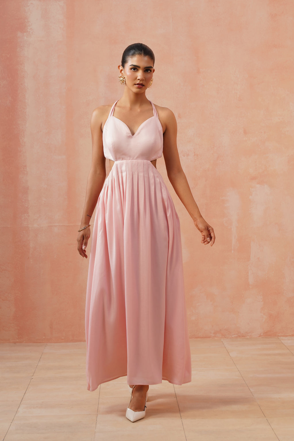 Rose Cut Out Maxi Dress