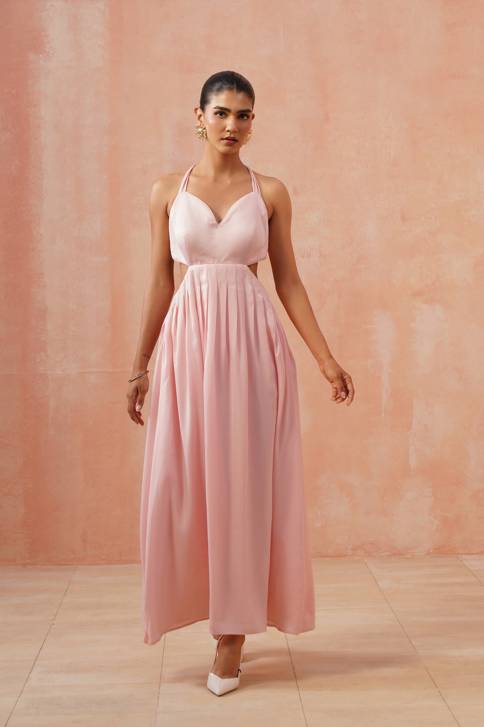 Rose Cut Out Maxi Dress
