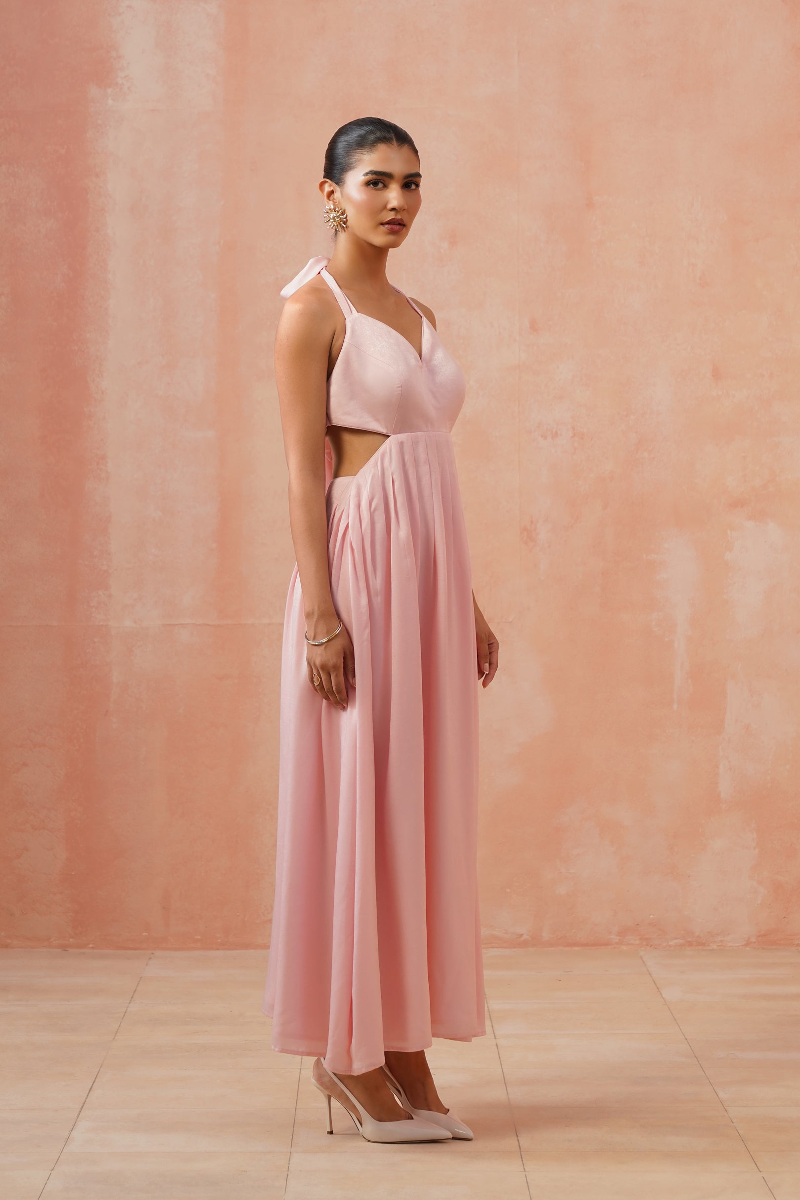 Rose Cut Out Maxi Dress