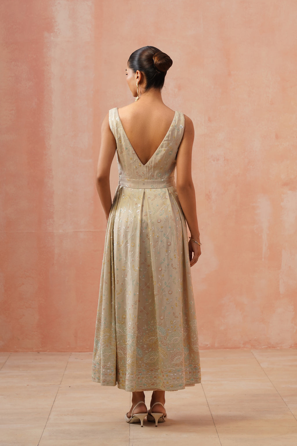 Meadow Bloom Midi Dress