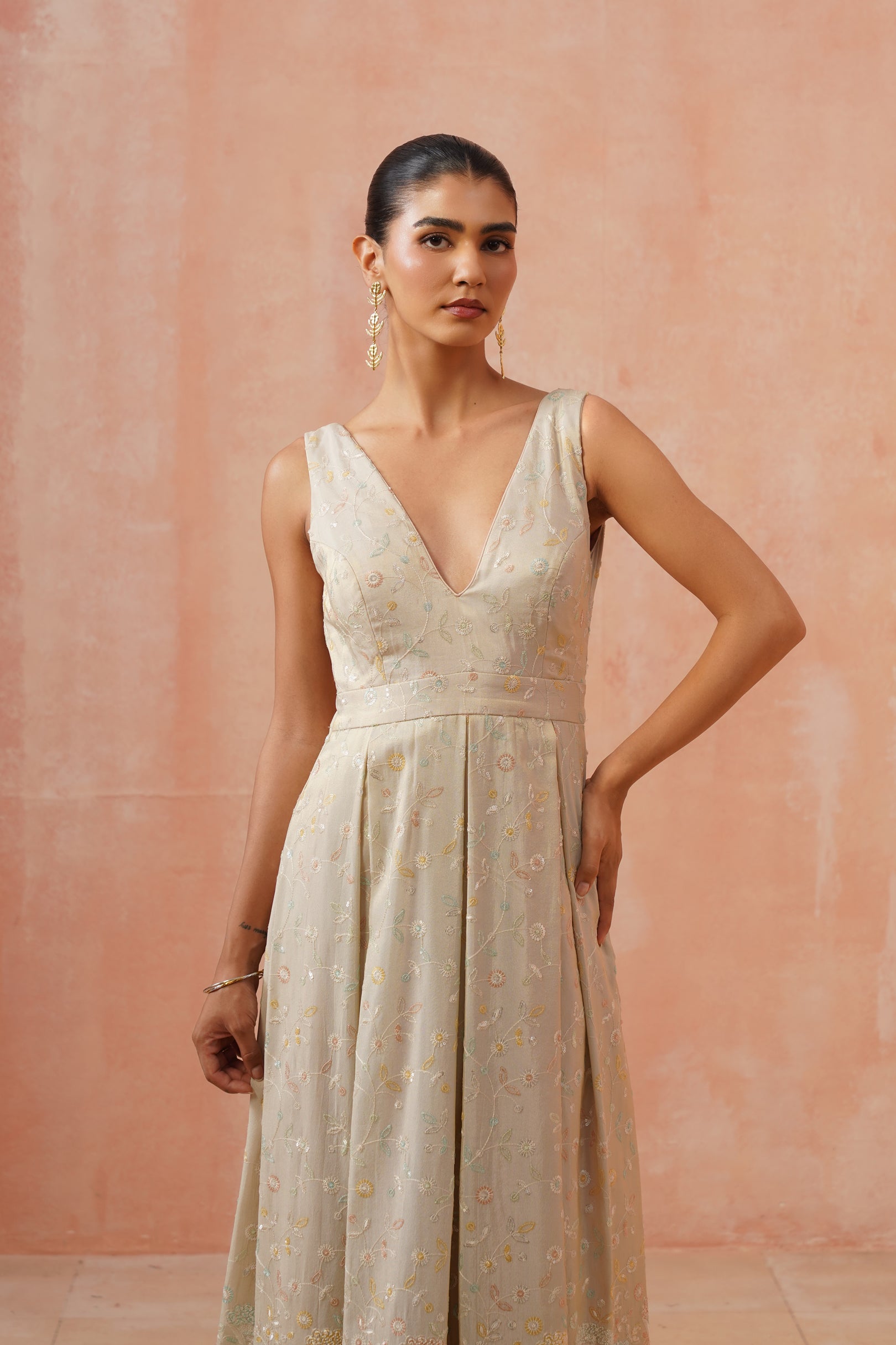 Meadow Bloom Midi Dress