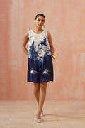 Indigo Tide Shift Dress