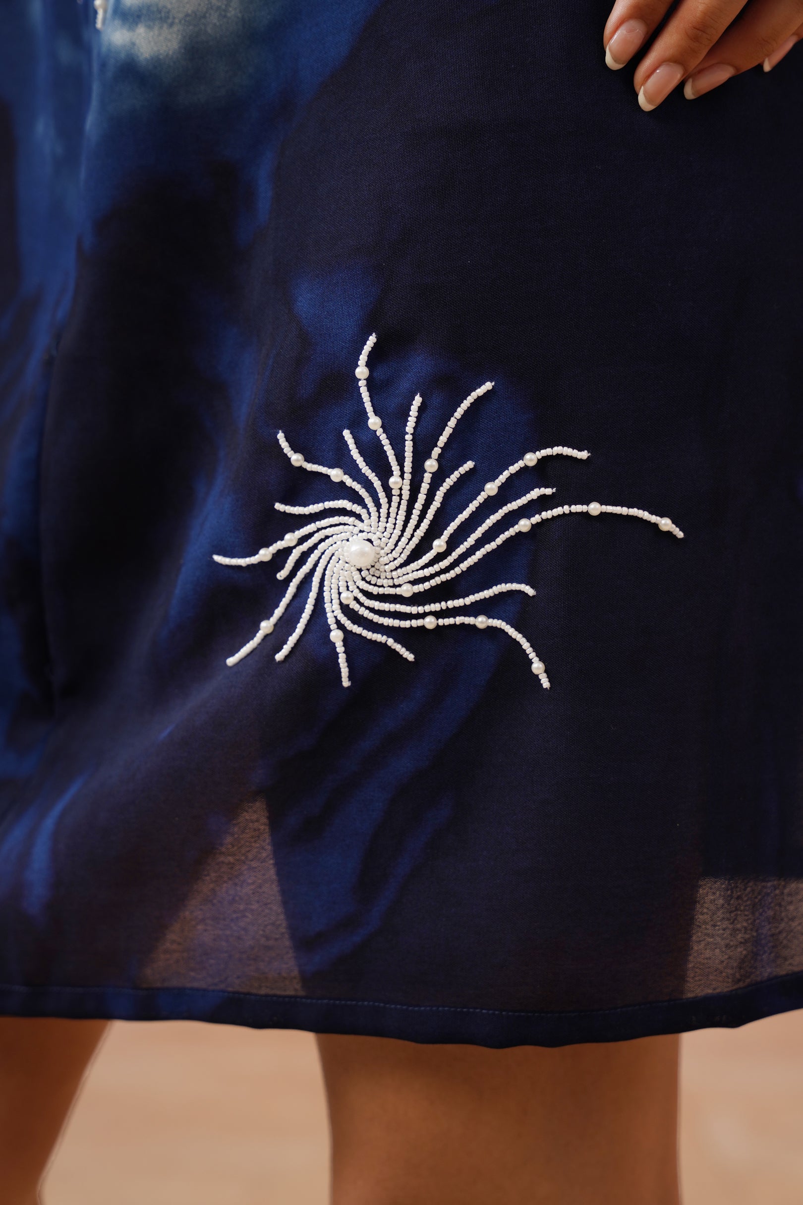 Indigo Tide Shift Dress